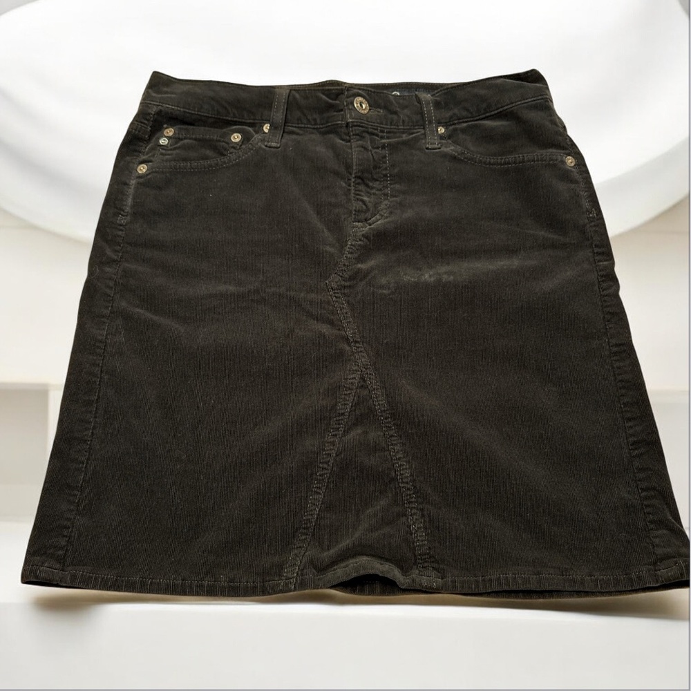 AG Adriano Goldschmied Charcoal Mini Skirt